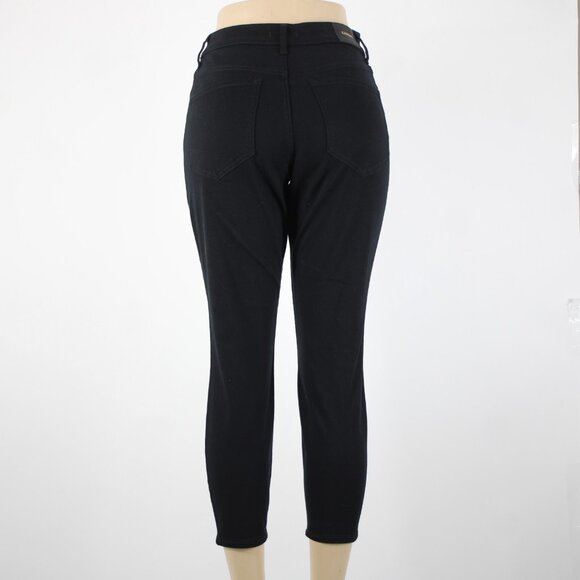 Express $80 Sz 2S x 25 Black Denim Skinny High Rise Cotton Polyester Jeans - Picture 8 of 16